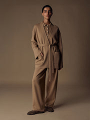 كارديغان تتريس من القطن وصوف المارينو
