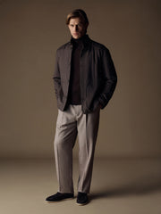 City suede loafers