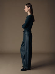 Amga wool-silk bodysuit
