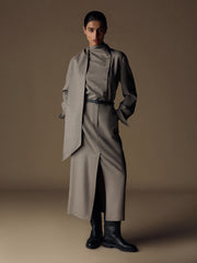 Elm wool-linen-silk shirt