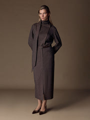 Elm wool-linen-silk shirt