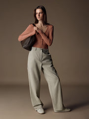 Amga wool-silk bodysuit