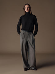 Savoy wool trousers