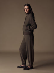 Cedar wool-cotton-cashmere trousers