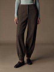 Cedar wool-cotton-cashmere trousers