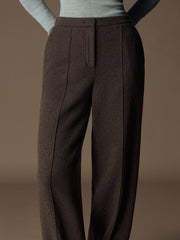 Cedar wool-cotton-cashmere trousers