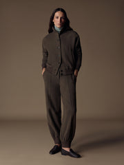 Cedar wool-cotton-cashmere bomber
