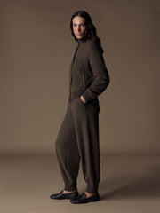 Cedar wool-cotton-cashmere bomber