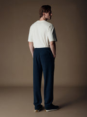 Tetris merino-cotton trousers