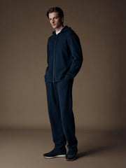 Tetris merino-cotton trousers