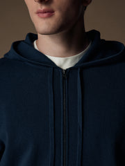 Tetris merino-cotton zip hoodie