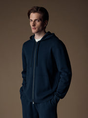 Tetris merino-cotton zip hoodie