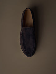 City suede loafers