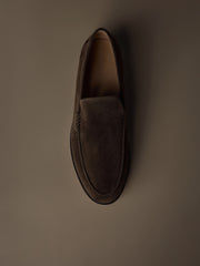 City suede loafers