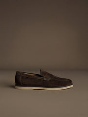 City suede loafers