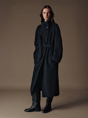 Larina wool-cashmere coat