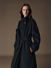 Larina wool-cashmere coat