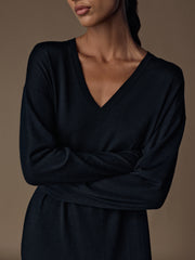 Jasmin wool-cashmere dress