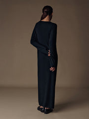 Jasmin wool-cashmere dress