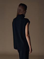 Tetris wool-cotton sleveless jumper