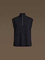 Tetris wool-cotton sleveless jumper