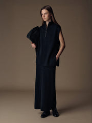 Tetris wool-cotton sleveless jumper
