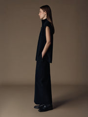 Tetris wool-cotton skirt