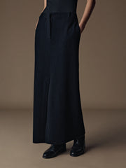 Tetris wool-cotton skirt