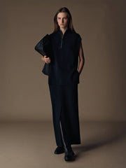 Tetris wool-cotton skirt