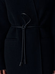 Ripple wool-cashmere coat