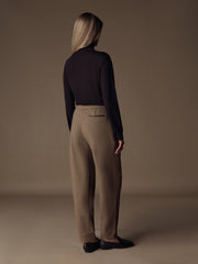 Angsana wool-cotton trousers