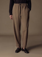 Angsana wool-cotton trousers