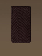 Apfel snakeskin glasses case