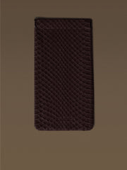 Apfel snakeskin glasses case