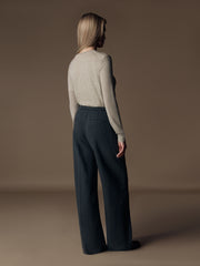Angsana wool-cotton trousers