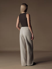 Angsana wool-cotton trousers