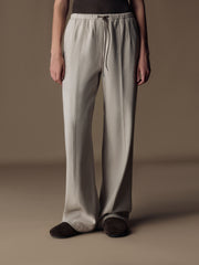 Angsana wool-cotton trousers