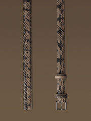 Waist snakeskin belt