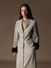 Montaigne merino blazer