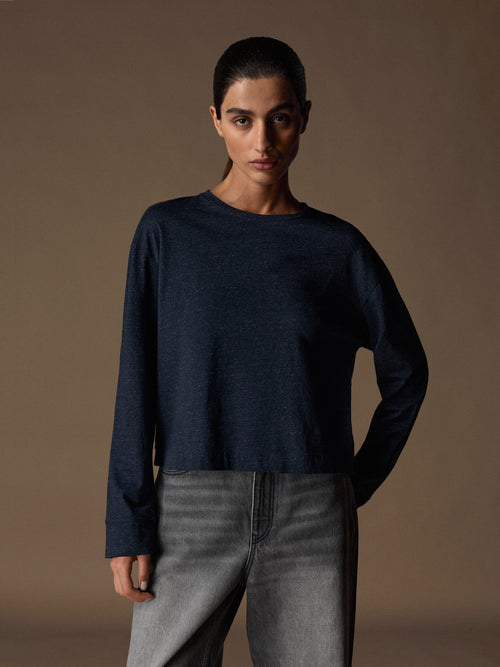 Flint long-sleeve top