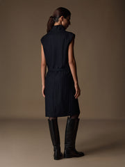 Catroux merino-silk dress