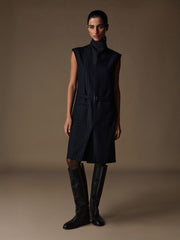 Catroux merino-silk dress