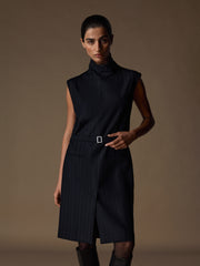 Catroux merino-silk dress