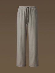 Angsana wool-cotton trousers