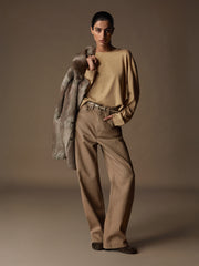 Flint long-sleeve top