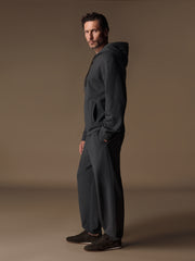 Aarhus cotton-wool zip hoodie