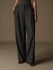 Savoy wool trousers