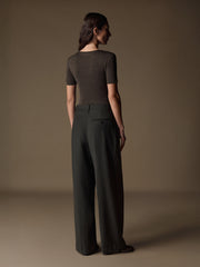 Savoy wool trousers