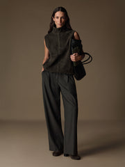 Savoy wool trousers