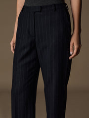 Catroux merino-silk trousers